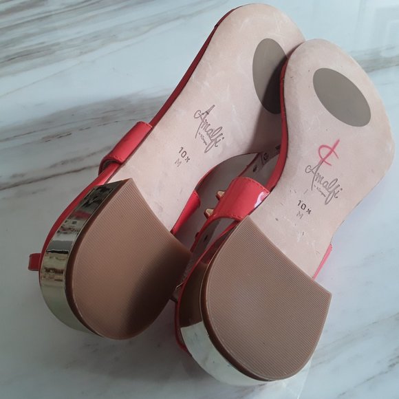 AMALFI BY RANGONI NEW STUDDED TOE THONG SANDAL 10 - Picture 4 of 4